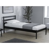 Birlea Luka Black Wooden Bed Frame - 3ft Single