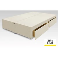 Deluxe Universal Divan Base - 6ft Super King Size Zip and Link