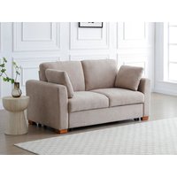 Kyoto Sorrento Chenille Fabric Sofa Bed - Taupe