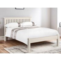 Julian Bowen Barcelona Ivory Wooden Bed Frame Low Footend - 4ft6 Double