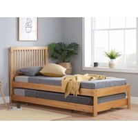 Birlea Buxton Honey Pine Wooden Guest Bed Frame - 3ft Single
