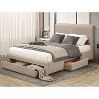 Flintshire Drury Linen Fabric Bed Frame - 5ft King Size