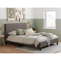 Birlea Berlin Grey Fabric Bed Frame - 5ft King Size