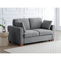 Kyoto Sorrento Chenille Fabric Sofa Bed - Grey