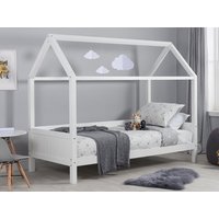 Birlea Home White Wooden Bed Frame - 3ft Single