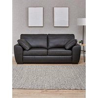 The Very Collection Sona Italian Leather 3 Seater Sofa - Fsc Certified
