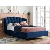Birlea Lottie Midnight Blue Fabric Ottoman Bed Frame - 5ft King Size