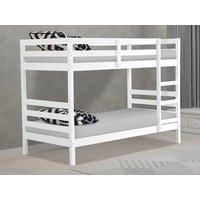 Flintshire Bailey White Bunk Bed Frame - 3ft Single