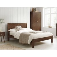 Birlea Herringford Walnut Wooden Bed Frame - 5ft King Size