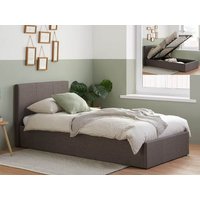 Birlea Berlin Grey Fabric Ottoman Bed Frame - 3ft Single