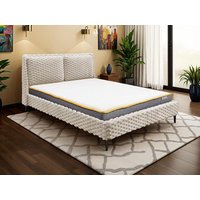 Birlea Tilly White Fabric Bed Frame - 5ft King Size