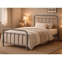 Time Living Miami Pebble Metal Bed Frame - 3ft Single