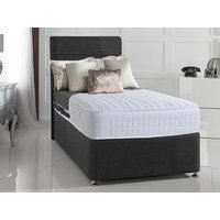 Deluxe Evesham Medium Extra Long Divan Bed - Extra Long Single 3ft x 6ft9