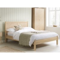 Birlea Herringford Light Oak Wooden Bed Frame - 4ft6 Double