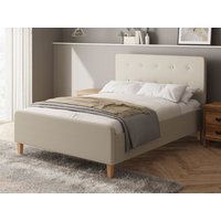GFW Ashbourne Natural Fabric Ottoman Bed Frame - 5ft King Size
