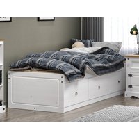 Core Corona White Wooden Cabin Bed Frame - 3ft Single