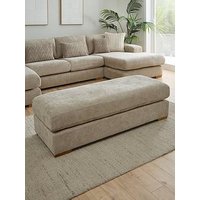 The Very Collection Broadgate Large Footstool - Made To Order In The Uk