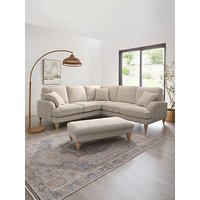 Michelle Keegan Home Hepburn Fabric Corner Group Sofa + Footstool - Fsc Certified