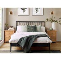 Julian Bowen Belton Black Wooden Bed Frame - 4ft6 Double