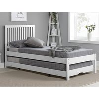Birlea Buxton White Wooden Guest Bed Frame - 3ft Single