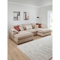 The Very Collection Aston U-Shape Fabric & Modular Sofa - Made To Order In The Uk