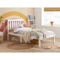 Birlea Denver White Wooden Bed Frame - 3ft Single