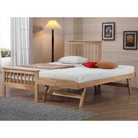 Flintshire Pentre Oak Wooden Guest Bed Frame - 3ft Single