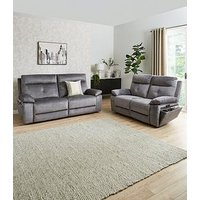 The Very Collection Ivana Fabric & 3 + 2 Seater Power Recliner Sofa Set (Buy & Save!) - Fsc Certified