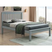 Flintshire Rossett Grey Wooden Bed Frame - 4ft6 Double