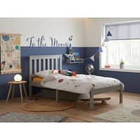 Birlea Denver Grey Wooden Bed Frame - 3ft Single