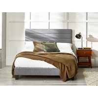 Julian Bowen Merida Grey Fabric Bed Frame - 5ft King Size