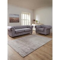 The Very Collection Laura 3 Seater Sofa + Armchair Set - Grey (Buy & Save!) - Fsc Certified