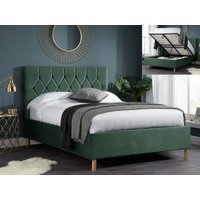 Birlea Loxley Green Fabric Ottoman Bed Frame - 5ft King Size