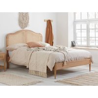 Birlea Leonie Rattan Oak Wooden Bed Frame - 6ft Super King Size