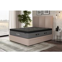 Coolflex� Hybrid CHILL Mattress + Premium Divan Bed, Mink, No Drawer, Small Double