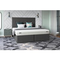 Dunlopillo� Sovereign Latex Mattress + Premium Divan Bed, Silver, No Drawer, King Size