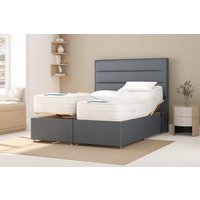 Uplift� Rejuvenate 1000 Pocket Wool Adjustable Bed and Mattress Set, Marine, 2 Drawer, 90 x200