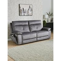 The Very Collection Ivana 3 Seater Fabric & Power Recliner Sofa With Usb Charging And Storage - Fsc Certified