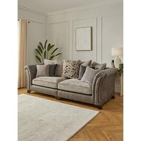 The Very Collection Regent Scatter 4 Seater Fabric Sofa - Made To Order In The Uk - Fsc Certified
