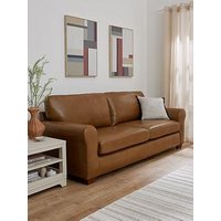 The Very Collection Bailey 3 Seater Leather Sofa - Fsc Certified