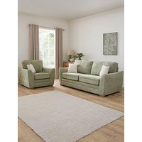 The Very Collection Trinity Fabric 3 Seater Sofa + & Armchair (Buy & Save!) - Made To Order In The Uk