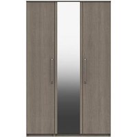 One Call Reagon 3 Door Mirrored Wardrobe