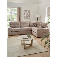 The Very Collection Melrose Right Hand Fabric Double Arm Corner Group Sofa - Made In The Uk