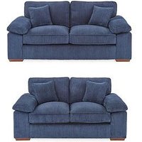 The Very Collection Parker 3 + 2 Seater Sofa Set (Buy & Save!) - Made To Order In The Uk - Fsc Certified