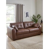 The Very Collection Arden Italian Leather 4 Seater Sofa