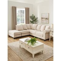 The Very Collection Sanderson Left Hand Fabric & Corner Chaise Sofa - Fsc Certified