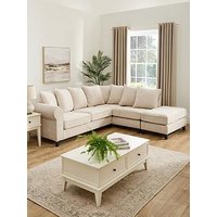 The Very Collection Sanderson Right Hand Fabric Corner Chaise Sofa - Fsc Certified