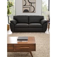 The Very Collection Montreal Real Leather/Faux Leather 3 Seater Sofa - Fsc Certified
