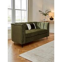 The Very Collection Guild 2 Seater Fabric Sofa - Olive - Fsc Certified