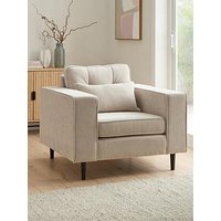The Very Collection Zena Fabric Armchair - Natural - Fsc Certified